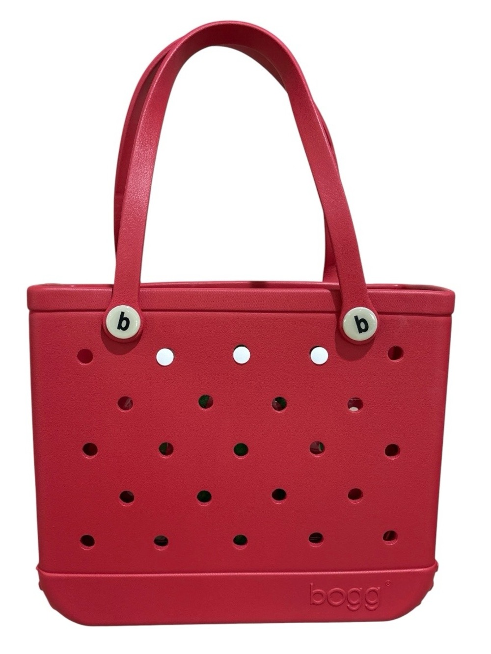 Bogg Bag Baby Medium Tote Red EVA Waterproof Beach Pool Bag Washable Inserts - Picture 2 of 13